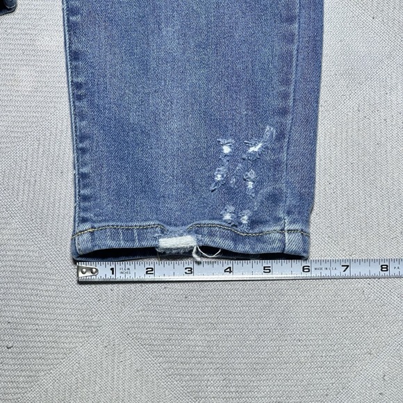 Judy‎ Blue High Rise Slim Fit Jeans 9/29 Distressed Stretch Denim Medium Wash - Picture 16 of 16